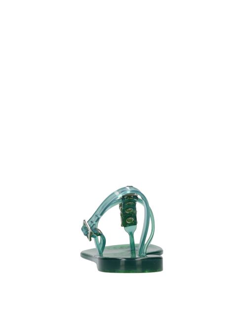 Sandali flat Jelly in PVC  e Swarovski CASADEI | 0243DS.BEACVERDE ACQUA